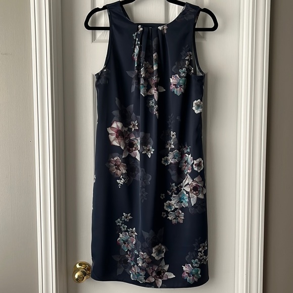 H&M Floral Satin Dress with Cutout in Back - Picture 1 of 4
